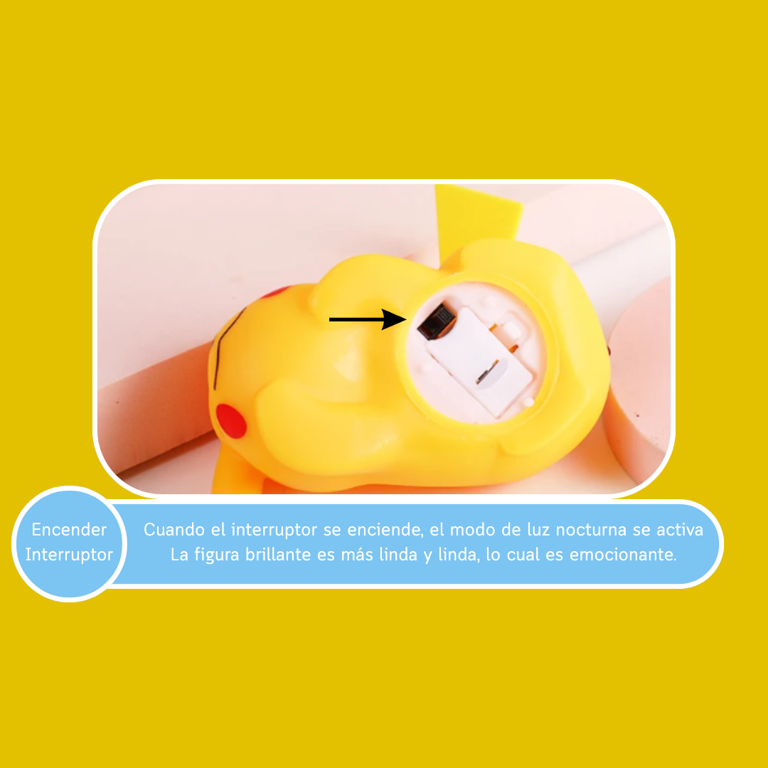 Pikachu con Luz LED